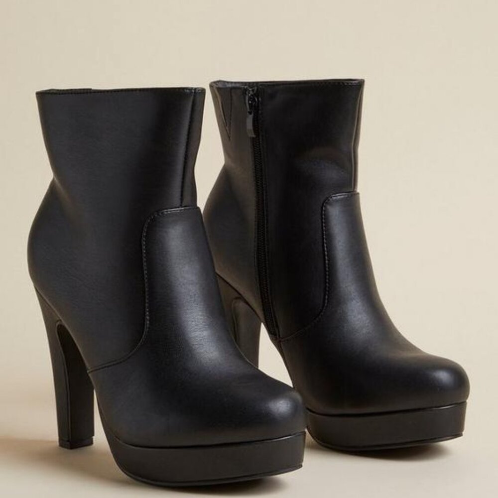 Torrid Platform Heel Booties size 11WW